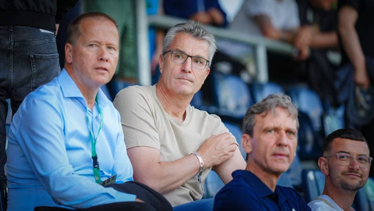 Soccer, A Juniors, Season 2025 2026, DFB Cup, Final, VfB Stuttgart U19 vs VfL Wolfsburg U19, Friday 22 05 2026, Karl Liebknecht Stadium Potsdam, In the picture DFB referee chief Knut Kircher follows the match in the stands Brandenburg Germany