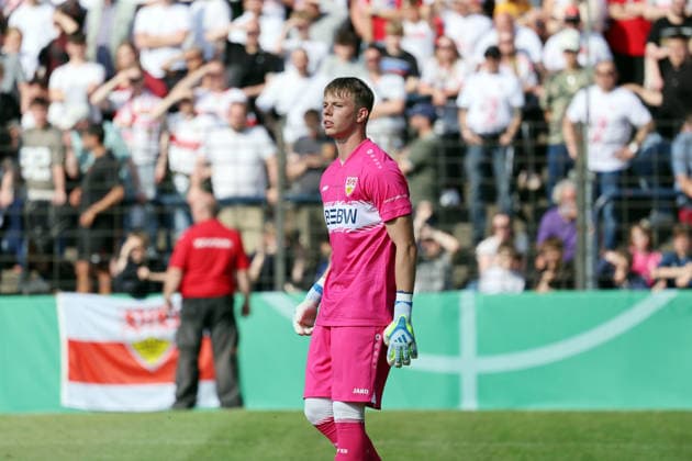 22 05 26 A Juniors DFB Cup Final 2026 U19 VfL Wolfsburg U19 VfB Stuttgart Germany, Potsdam, 22 05 2026, Football, Season 2025 2026, A Juniors DFB Cup Final 2026, U19 VfL Wolfsburg U19 VfB Stuttgart Florian Hellstern U19 VfB Stuttgart
