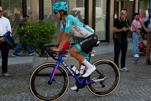 Start Of 13th Stage Of Giro D Italia 2026 TSVETKOV Nikita of BARDIANI CSF 7 SABER at the start of the 13th stage of the Giro d Italia 2026 in Alessandria, Italy, on May 22, 2026. Alessandria Italy  Copyright: xSilviaxColombox originalFilename:colombo-notitle260522_np6Kf.jpg