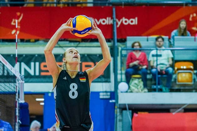 2026-05-22 Germany v France - Four Nations Cup APELDOORN, NETHERLANDS - MAY 22: Hannah Kohn of Germany during the Four Nations Cup match between Germany and France at Omnisport on May 22, 2026 in Apeldoorn, Netherlands. Apeldoorn Omnisport Netherlands Content not available for redistribution in The Netherlands directly or indirectly through any third parties. Copyright: xAndrexWeeningx