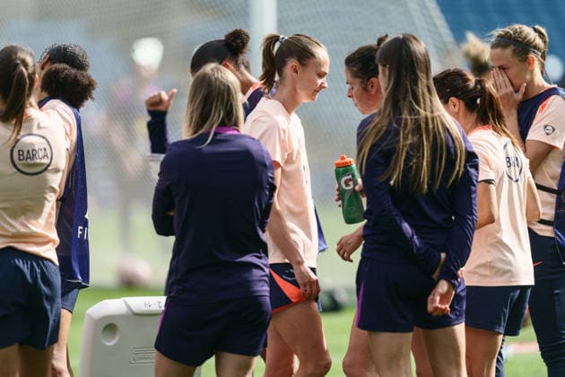 FC Barcelona training at Ullevaal Stadium for the Mesterliga final Oslo 20260522 FC Barcelonas Caroline Graham Hansen training at Ullevaal Stadium for the Mesterliga final Photo Jonas Been Henriksen NTB Oslo Norway EDITORIAL USE ONLY RESTRICTED USE FOR BETTING COMPANIES  Copyright: xJonasxBeenxHenriksenx xNTBx