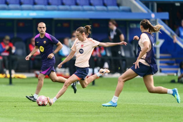FC Barcelona training at Ullevaal Stadium for the Mesterliga final Oslo 20260522 FC Barcelonas Caroline Graham Hansen training at Ullevaal Stadium for the Mesterliga final Photo Jonas Been Henriksen NTB Oslo Norway EDITORIAL USE ONLY RESTRICTED USE FOR BETTING COMPANIES  Copyright: xJonasxBeenxHenriksenx xNTBx