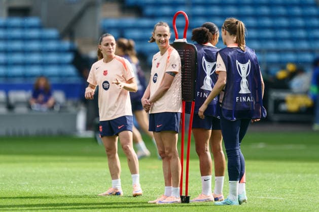 FC Barcelona training at Ullevaal Stadium for the Mesterliga final Oslo 20260522 FC Barcelonas Caroline Graham Hansen training at Ullevaal Stadium for the Mesterliga final Photo Jonas Been Henriksen NTB Oslo Norway EDITORIAL USE ONLY RESTRICTED USE FOR BETTING COMPANIES  Copyright: xJonasxBeenxHenriksenx xNTBx