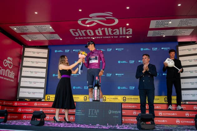 IPA84971062 - Paul Magnier of Soudal Quick-Step at 109th Giro d Italia 2026 - Stage 13 from Alessandria to Verbania on May 22, 2026 in Verbania, Italy  Copyright: xFedericoxManoni IPAxSportx xx 84971062