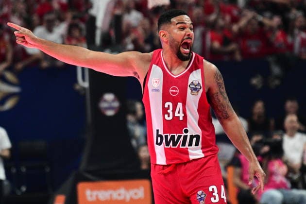 Olympiacos Piraeus v Fenerbahce Beko Istanbul Euroleague Final Four Cory Joseph of Olympiacos during the Euroleague match, Final Four Semifinal between Olympiacos Piraeus v Fenerbahce Beko Istanbul played at ATHENS Telekom Center Athens Stadium on May 22nd 2026 in Athens Greece Athens Greece Basketball Copyright: xAgenciaxLOFx