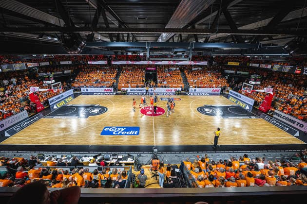 1 Basketball Bundesliga, easyCredit BBL, Season 2025 2026, Men, Playoffs, Quarterfinals, Game 3, 22 05 2026, RASTA Vechta ALBA Berlin RASTA Vechta vs ALBA Berlin Vechta RASTA Dome Niedersachsen Germany