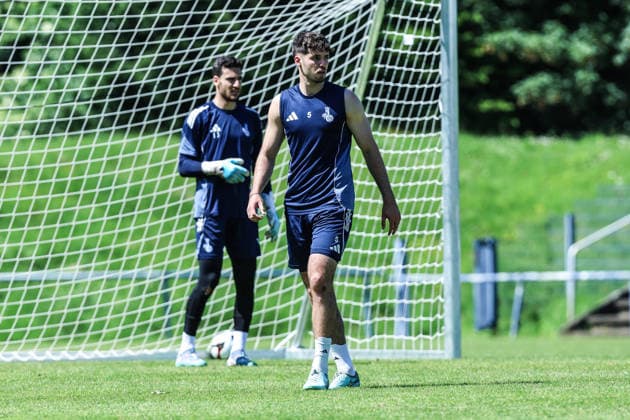 Sports, Football, 3 League Season 2025 2026 Training MSV Duisburg 22 05 2026, Training ground MSV Duisburg Tobias Fleckstein MSV Duisburg, 5 Duisburg Training ground MSV Duisburg North Rhine-Westphalia Germany