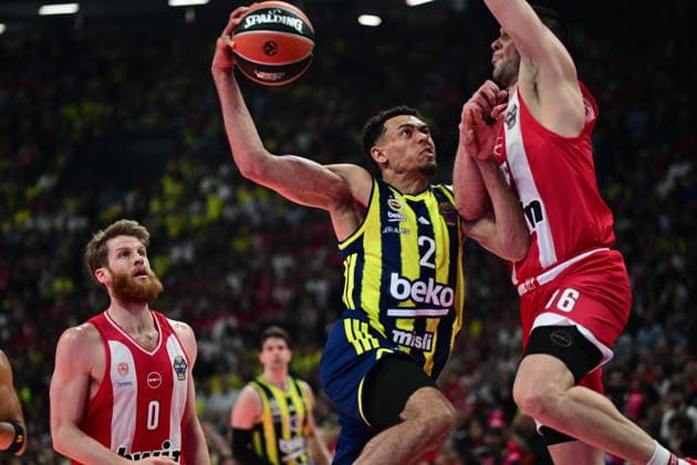 Olympiacos Piraeus v Fenerbahce Beko Istanbul Euroleague Final Four Wade Baldwin IV of Fenerbahce during the Euroleague match, Final Four Semifinal between Olympiacos Piraeus v Fenerbahce Beko Istanbul played at ATHENS Telekom Center Athens Stadium on May 22nd 2026 in Athens Greece Athens Greece Basketball Copyright: xLatoxKlodianx xAgenciaxLOFx