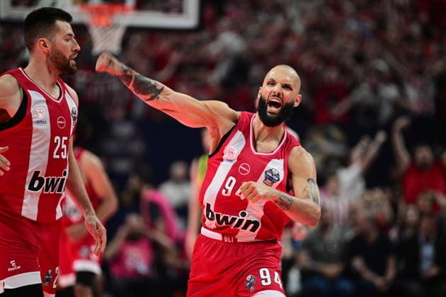 Olympiacos Piraeus v Fenerbahce Beko Istanbul Euroleague Final Four Evan Fournier of Olympiacos during the Euroleague match, Final Four Semifinal between Olympiacos Piraeus v Fenerbahce Beko Istanbul played at ATHENS Telekom Center Athens Stadium on May 22nd 2026 in Athens Greece Athens Greece Basketball *** Olympiacos Piraeus v Fenerbahce Beko Istanbul Euroleague Final Four Evan Fournier of Olympiacos during the Euroleague match, Final Four Semifinal between Olympiacos Piraeus v Fenerbahce Beko Istanbul played at ATHENS Telekom Center Athens Stadium on May 22nd 2026 in Athens Greece Athens Greece Basketball Copyright: xLatoxKlodianx xAgenciaxLOFx