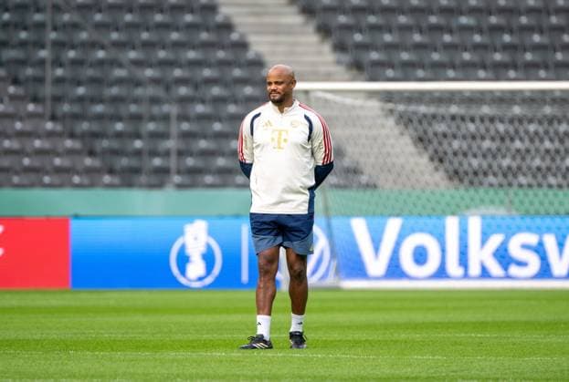Soccer, men, season 2025 2026, 83 DFB Cup final, FC Bayern Munich VfB Stuttgart, training the day before, in the picture coach Vincent Kompany Bayern Munich , 22 05 2026, Copyright: xMatthiasxKochx