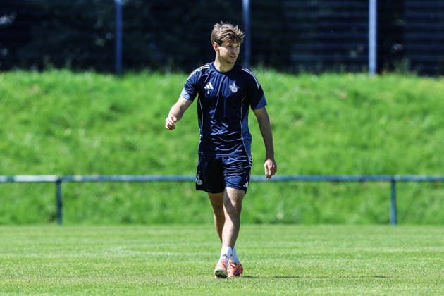 Sports, Football, 3 League Season 2025 2026 Training MSV Duisburg 22 05 2026, Training ground MSV Duisburg Dominik Becker MSV Duisburg, 4 Duisburg Training ground MSV Duisburg North Rhine-Westphalia Germany