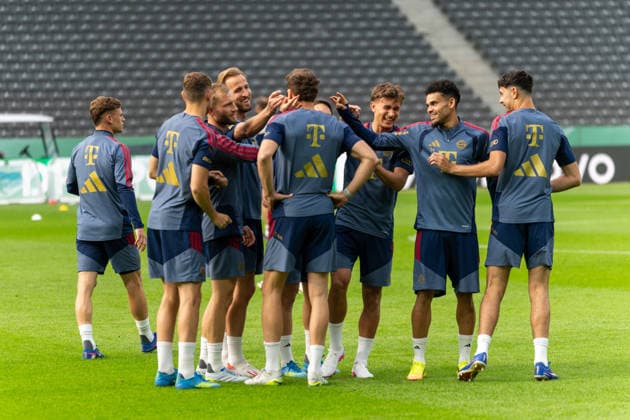 Football, DFB Cup, Final, FC Bayern Munich, Training