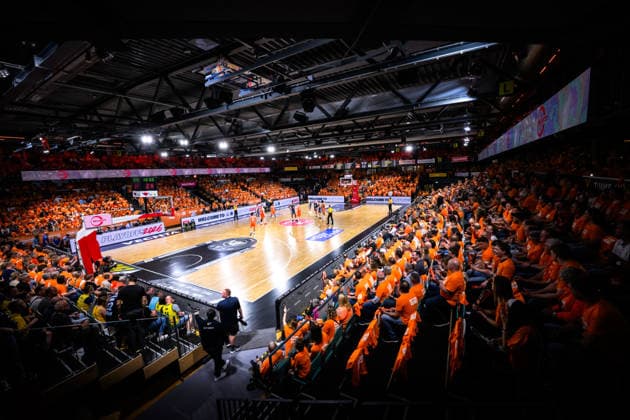 22 05 2026, Rasta Dome, Vechta Basketball, easyCredit Bundesliga, Playoffs quarterfinals, Rasta Vechta vs ALBA Berlin Overview General View Rasta Dome Vechta