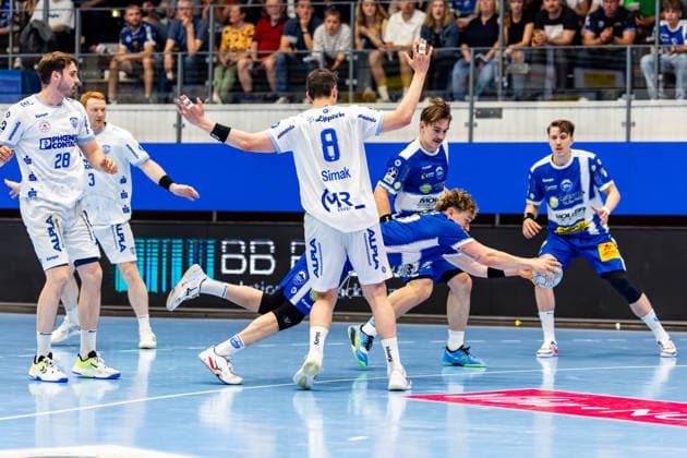 22 05 2026, GER, Handball, Men, Season 25 26, Daikin 1 Bl, 32 Matchday, ThSV Eisenach TVB Lemgo Lippe Tillman Leu ThSV Eisenach,99 , Frederik Simak TVB Lemgo Lippe 99817 Eisenach Werner Assmann Halle Am Sportp Thueringen Germany