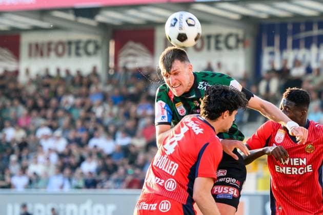 SOCCER - BL, Ried vs Rapid RIED,AUSTRIA,22.MAY.26 - SOCCER - ADMIRAL Bundesliga, Europacup play off, SV Ried vs SK Rapid Wien. Image shows Nikki Havenaar (Ried).  GEPAxpictures xDanielaxMoser