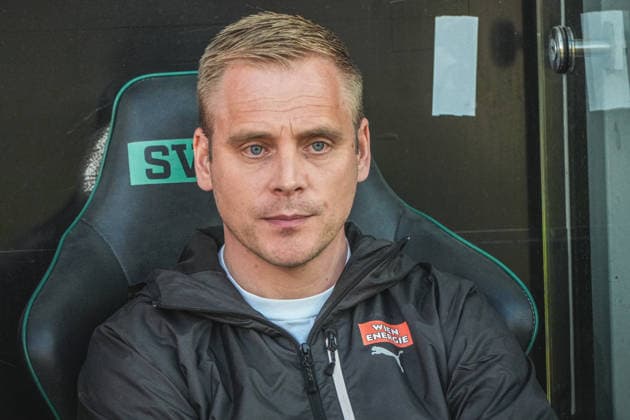 Football Austria, Admiral Bundesliga European Cup Playoff Final ECL 2025 2026, SV Oberbank Ried vs SK Rapid Wien SKR BWT x Oberösterreichische Arena Ried Johannes Hoff Thorup Copyright: xLukasxBierederx