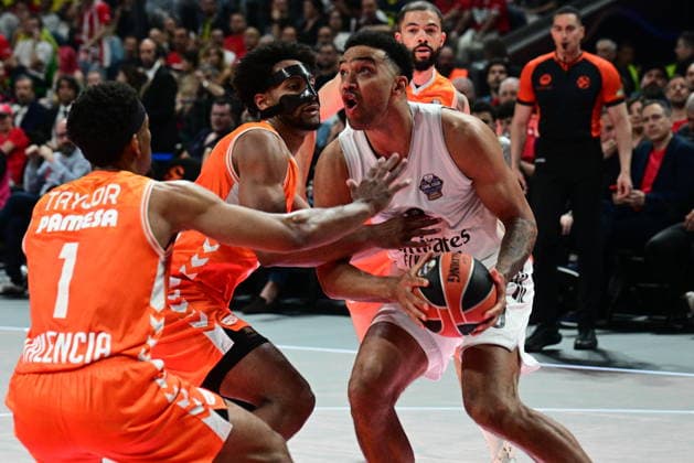 Valencia Basket v Real Madrid Euroleague Final Four Trey Lyles of Real Madrid during the Euroleague match, Final Four Semifinal between Valencia Basket v Real Madrid played at ATHENS Telekom Center Athens Stadium on May 22nd 2026 in Athens Greece Athens Greece Basketball Copyright: xAgenciaxLOFx