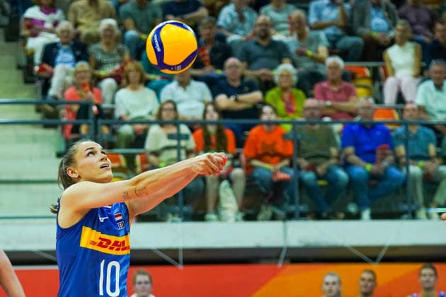 2026-05-22 Netherlands v Ukraine - Four Nations Cup APELDOORN, NETHERLANDS - MAY 22: Sarah Van Aalen of The Netherlands during the Four Nations Cup match between Netherlands and Ukraine at Omnisport on May 22, 2026 in Apeldoorn, Netherlands. Apeldoorn Omnisport Netherlands Content not available for redistribution in The Netherlands directly or indirectly through any third parties. Copyright: xAndrexWeeningx