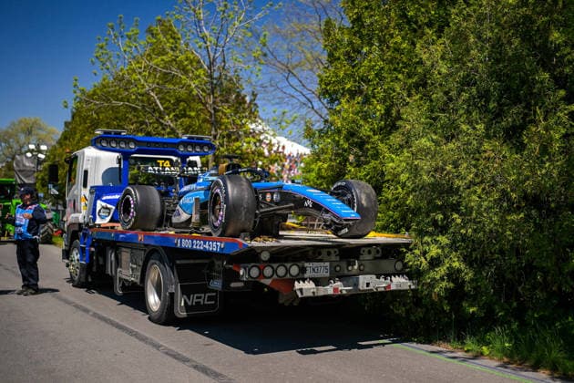 F1 - CANADIAN GRAND PRIX 2026 23 ALBON Alexander (tha), Williams F1 Team FW48, after a crash, accident, during the Formula 1 Grand Prix du Canada 2026, 5th round of the 2026 Formula One World Championship, WM, Weltmeisterschaft from May 22 to 24, 2026 on the Circuit Gilles Villeneuve, in Montrà al, Canada - Montrà alCanada Copyright: xDPPIx