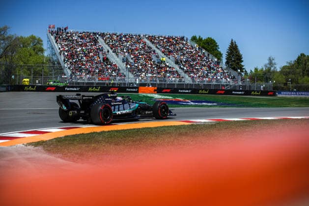 F1 - CANADIAN GRAND PRIX 2026 12 KIMI ANTONELLI Andrea (ita), Mercedes AMG F1 Team W17, action during the Formula 1 Grand Prix du Canada 2026, 5th round of the 2026 Formula One World Championship, WM, Weltmeisterschaft from May 22 to 24, 2026 on the Circuit Gilles Villeneuve, in MontrÃ al, Canada - MontrÃ alCanada  Copyright: xDPPIx