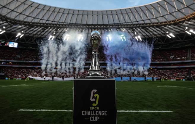2026 European Rugby Challenge Cup Final, San Mames Stadium, Bilbao, Spain 22 5 2026 Montpellier Herault Rugby vs Ulster A view of the European Rugby Challenge Cup trophy before the game A view of the European Rugby Challenge Cup trophy before the game 22 5 2026  Copyright: x INPHO DanxSheridanx DANS0637