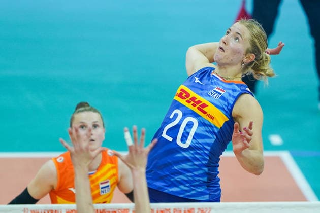 2026-05-22 Netherlands v Ukraine - Four Nations Cup APELDOORN, NETHERLANDS - MAY 22: Jet Kok of The Netherlands during the Four Nations Cup match between Netherlands and Ukraine at Omnisport on May 22, 2026 in Apeldoorn, Netherlands. Apeldoorn Omnisport Netherlands Content not available for redistribution in The Netherlands directly or indirectly through any third parties. Copyright: xAndrexWeeningx
