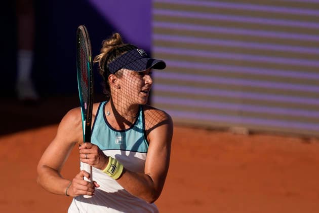 2026 WTA, Tennis Damen Strasbourg 500 - Semi Finals (Day 6) Mboko (CAN) V Cristain (ROU) (3rd Set) Jaqueline Cristian in action during the semifinal at the 2026 WTA Internationaux de Strasbourg Women s tennis tournament at the Tennis Club de Strasbourg in Strasbourg, France, on May 22, 2026. Strasbourg France  Copyright: xOwenxHammondx originalFilename:hammond-2026wtai260522_npqmd.jpg