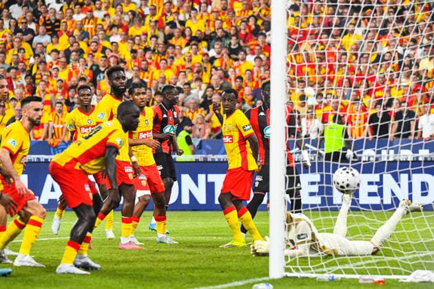 FOOTBALL : RC Lens vs OGC Nice - Coupe de France - Finale - 22 05 2026 But de Djibril Coulibaly (OGC Nice) Saint DenisFrance  Copyright: xBaptistexAutissierx
