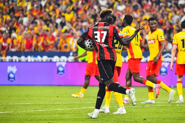 FOOTBALL : RC Lens vs OGC Nice - Coupe de France - Finale - 22 05 2026 Joie des joueurs de l™OGC Nice aprÃ s le but de Djibril Coulibaly (OGC Nice) Saint DenisFrance  Copyright: xBaptistexAutissierx