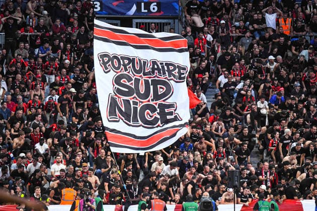 FOOTBALL : RC Lens vs OGC Nice - Coupe de France - Finale - 22 05 2026 Supporters de l™OGC Nice - Ambiance Saint DenisFrance  Copyright: xBaptistexAutissierx