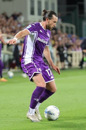 ACF Fiorentina v Atalanta - Campionato Serie A Jack Harrison of ACF Fiorentina in action during the Italian Serie A football match between ACF Fiorentina and Atalanta, on May 22 ,2026 at the Artemio-Franchi stadium in Florence. Firenze FI Italy  Copyright: xAndreaxMartinix originalFilename:martini-acffiore260522_npcYX.jpg