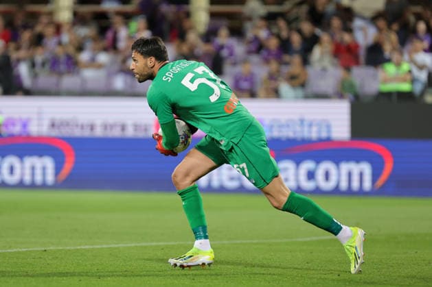 ACF Fiorentina v Atalanta - Campionato Serie A Marco Sportiello of Atalanta in action during the Italian Serie A football match between ACF Fiorentina and Atalanta, on May 22 ,2026 at the Artemio-Franchi stadium in Florence. Firenze FI Italy  Copyright: xAndreaxMartinix originalFilename:martini-acffiore260522_npSZS.jpg