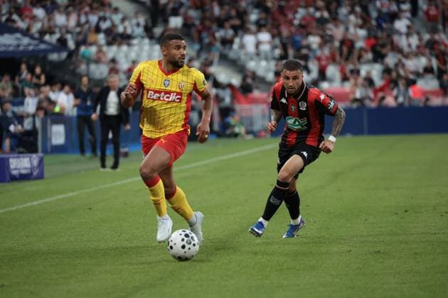 FINALE CDF - RC LENS - NICE PHOTOPQR NICE MATIN sébastien Botella ; Paris ; 22 05 2026 ; Finale de Coupe de France entre Nice et Lens, au stade de France de Paris le 22 mai 2026. French Cup final football match between RC Lens and OGC Nice at the Stade de France stadium, in Paris, on May 22, 2026. Paris France  Copyright: xPHOTOPQR NICExMATIN MAXPPPxsébastienxBotellax 20260522NIM3029 20260522NIM3029