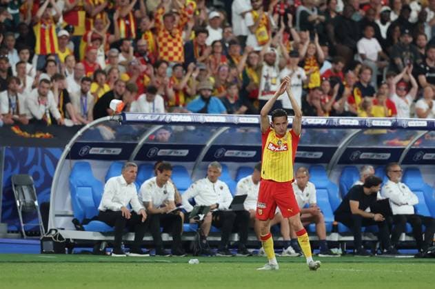 FINALE CDF - RC LENS - NICE PHOTOPQR VOIX DU NORD Matthieu BOTTE ; 22 05 2026 ; 20260522. Paris. foot direct Lens Nice. Photo matthieu botte French Cup final football match between RC Lens and OGC Nice at the Stade de France stadium, in Paris, on May 22, 2026. France  Copyright: xPHOTOPQR VOIXxDUxNORD MAXPPPxMatthieuxBOTTEx 20260522VDN3273 20260522VDN3273