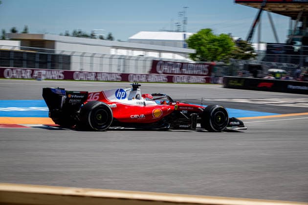 (16) Charles Leclerc - Scuderia Ferrari HP during the Free Practice of Formula 1 AWS Canadian Grand Prix 2026 at Circuit Gilles Villeneuve in Montreal, Canada. Round 7 of the 2026 FIA Formula One World Championship, WM, Weltmeisterschaft held May 22-24, 2026. The Circuit Gilles Villeneuve on Ile Notre-Dame in Montreal, named after the legendary Ferrari driver, hosts the Sprint format for the seventh round. This event weekend features the F1 Sprint format, with a Sprint Shootout and Sprint Race in addition to the standard qualifying session and Grand Prix. Formula 1 AWS Canadian Grand Prix 2026 - Round 7 - Circuit Gilles Villeneuve F1-2026-R07-CAN