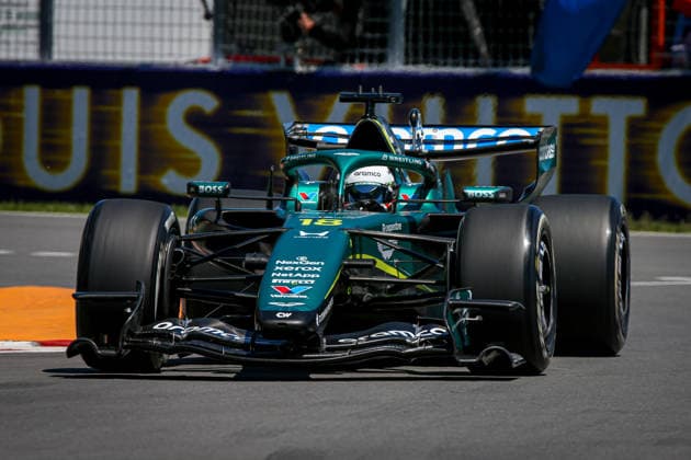(18) Lance Stroll - Aston Martin Aramco F1 Team during the Free Practice of Formula 1 AWS Canadian Grand Prix 2026 at Circuit Gilles Villeneuve in Montreal, Canada. Round 7 of the 2026 FIA Formula One World Championship, WM, Weltmeisterschaft held May 22-24, 2026. The Circuit Gilles Villeneuve on Ile Notre-Dame in Montreal, named after the legendary Ferrari driver, hosts the Sprint format for the seventh round. This event weekend features the F1 Sprint format, with a Sprint Shootout and Sprint Race in addition to the standard qualifying session and Grand Prix. Formula 1 AWS Canadian Grand Prix 2026 - Round 7 - Circuit Gilles Villeneuve F1-2026-R07-CAN