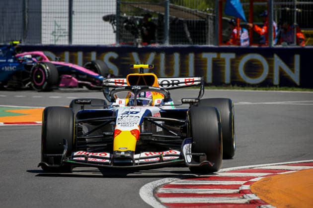 (30) Liam Lawson - Visa Cash App Racing Bulls F1 Team during the Free Practice of Formula 1 AWS Canadian Grand Prix 2026 at Circuit Gilles Villeneuve in Montreal, Canada. Round 7 of the 2026 FIA Formula One World Championship, WM, Weltmeisterschaft held May 22-24, 2026. The Circuit Gilles Villeneuve on Ile Notre-Dame in Montreal, named after the legendary Ferrari driver, hosts the Sprint format for the seventh round. This event weekend features the F1 Sprint format, with a Sprint Shootout and Sprint Race in addition to the standard qualifying session and Grand Prix. Formula 1 AWS Canadian Grand Prix 2026 - Round 7 - Circuit Gilles Villeneuve F1-2026-R07-CAN
