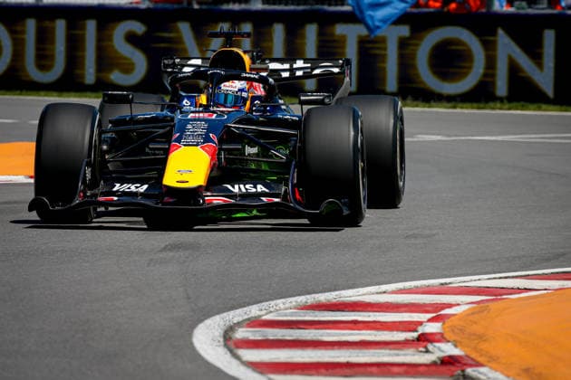 (3) Max Verstappen - Oracle Red Bull Racing during the Free Practice of Formula 1 AWS Canadian Grand Prix 2026 at Circuit Gilles Villeneuve in Montreal, Canada. Round 7 of the 2026 FIA Formula One World Championship, WM, Weltmeisterschaft held May 22-24, 2026. The Circuit Gilles Villeneuve on Ile Notre-Dame in Montreal, named after the legendary Ferrari driver, hosts the Sprint format for the seventh round. This event weekend features the F1 Sprint format, with a Sprint Shootout and Sprint Race in addition to the standard qualifying session and Grand Prix. Formula 1 AWS Canadian Grand Prix 2026 - Round 7 - Circuit Gilles Villeneuve F1-2026-R07-CAN