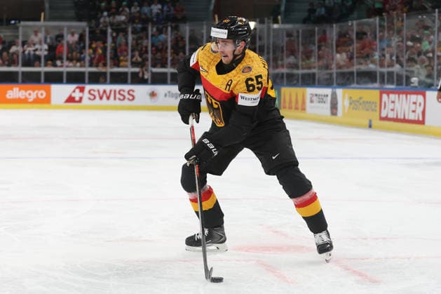 22 05 2026 Swiss Life Arena Zurich , SWITZERLAND, Mens Ice Hockey IIHF World Championship Zurich 2026 Group A GER HUN Marc Michaelis GER