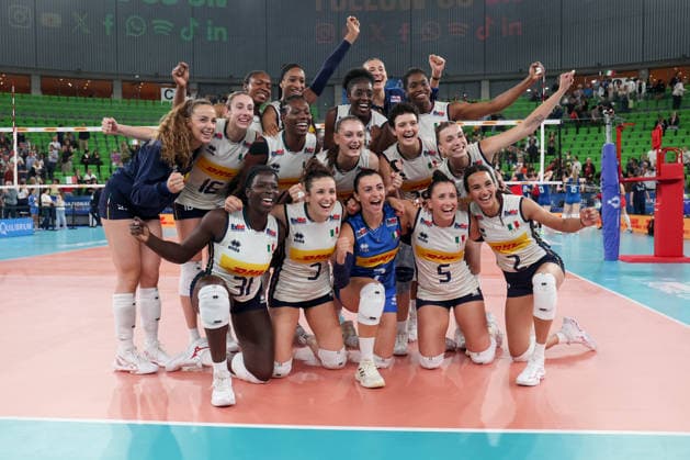 IPA84980805 - AIA AeQuilibrium Cup Women Elite, Day 1, 22-05-2026, Italy - Serbia, in the photo: Italy end match  Copyright: xGabrielexSiri IPAxSportx xx 84980805