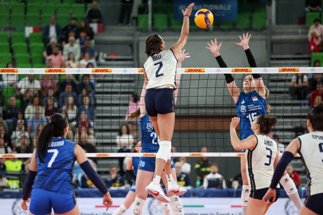 IPA84980802 - AIA AeQuilibrium Cup Women Elite, Day 1, 22-05-2026, Italy - Serbia, in the photo: attack Denise Meli  Copyright: xGabrielexSiri IPAxSportx xx 84980802