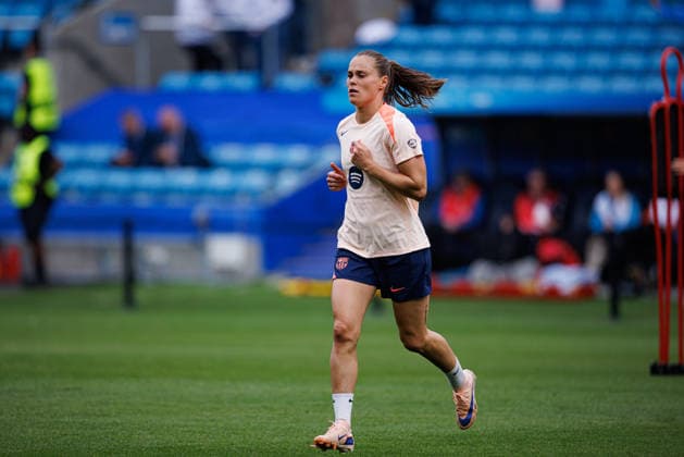 Ewa Pajor seen during the FC Barcelona, Barca Femeni Official Training Session before UEFA Womens Champions League 2026 final (Maciej Rogowski Ball Raw Images) Oslo Ullevaal Stadion Norway Copyright: xMaciejxRogowskix maciejrogowski_22052026_fcbarcelona-11