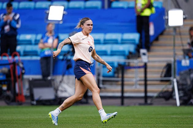 Maria Mapi Pilar Leon Cebrian seen during the FC Barcelona, Barca Femeni Official Training Session before UEFA Womens Champions League 2026 final (Maciej Rogowski Ball Raw Images) Oslo Ullevaal Stadion Norway Copyright: xMaciejxRogowskix maciejrogowski_22052026_fcbarcelona-13