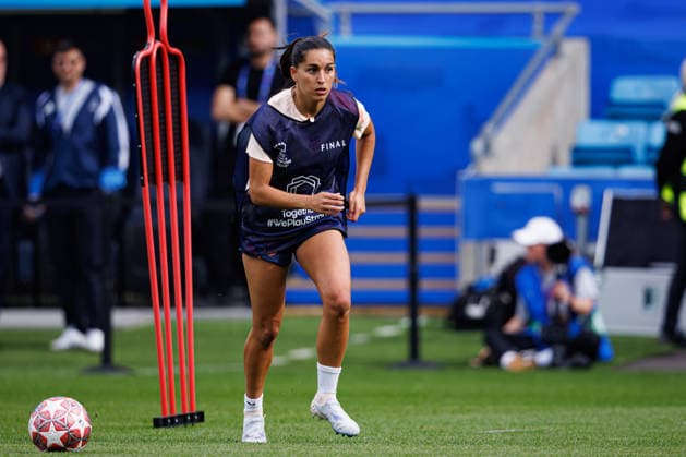Francisca Kika Nazareth seen during the FC Barcelona, Barca Femeni Official Training Session before UEFA Womens Champions League 2026 final (Maciej Rogowski Ball Raw Images) Oslo Ullevaal Stadion Norway Copyright: xMaciejxRogowskix maciejrogowski_22052026_fcbarcelona-29