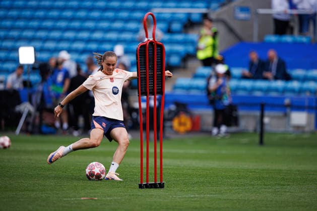 Ewa Pajor seen during the FC Barcelona, Barca Femeni Official Training Session before UEFA Womens Champions League 2026 final (Maciej Rogowski Ball Raw Images) Oslo Ullevaal Stadion Norway Copyright: xMaciejxRogowskix maciejrogowski_22052026_fcbarcelona-22