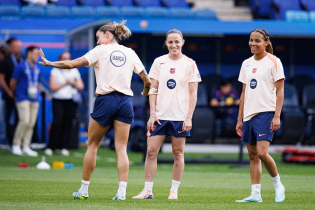 Football, Women, CL, FC Barcelona, Training