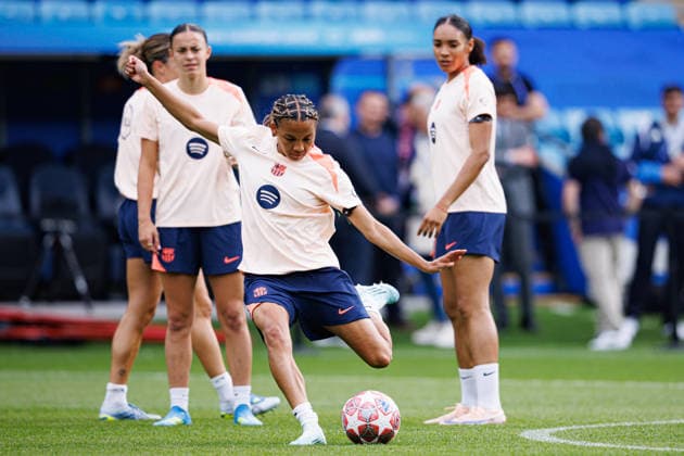 Vicky Lopez seen during the FC Barcelona, Barca Femeni Official Training Session before UEFA Womens Champions League 2026 final (Maciej Rogowski Ball Raw Images) Oslo Ullevaal Stadion Norway Copyright: xMaciejxRogowskix maciejrogowski_22052026_fcbarcelona-38
