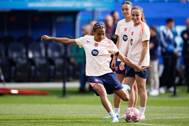 Vicky Lopez seen during the FC Barcelona, Barca Femeni Official Training Session before UEFA Womens Champions League 2026 final (Maciej Rogowski Ball Raw Images) Oslo Ullevaal Stadion Norway Copyright: xMaciejxRogowskix maciejrogowski_22052026_fcbarcelona-45