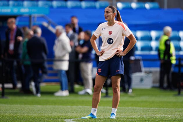 Clara Serrajordi seen during the FC Barcelona, Barca Femeni Official Training Session before UEFA Womens Champions League 2026 final (Maciej Rogowski Ball Raw Images) Oslo Ullevaal Stadion Norway Copyright: xMaciejxRogowskix maciejrogowski_22052026_fcbarcelona-50