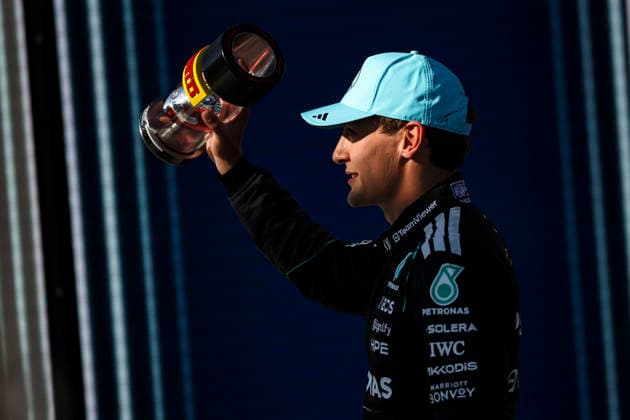 F1 - CANADIAN GRAND PRIX 2026 RUSSELL George (gbr), Mercedes AMG F1 Team W17, portrait during the Formula 1 Grand Prix du Canada 2026, 5th round of the 2026 Formula One World Championship, WM, Weltmeisterschaft from May 22 to 24, 2026 on the Circuit Gilles Villeneuve, in MontrÃ al, Canada - MontrÃ alCanada  Copyright: xXavixBonillax